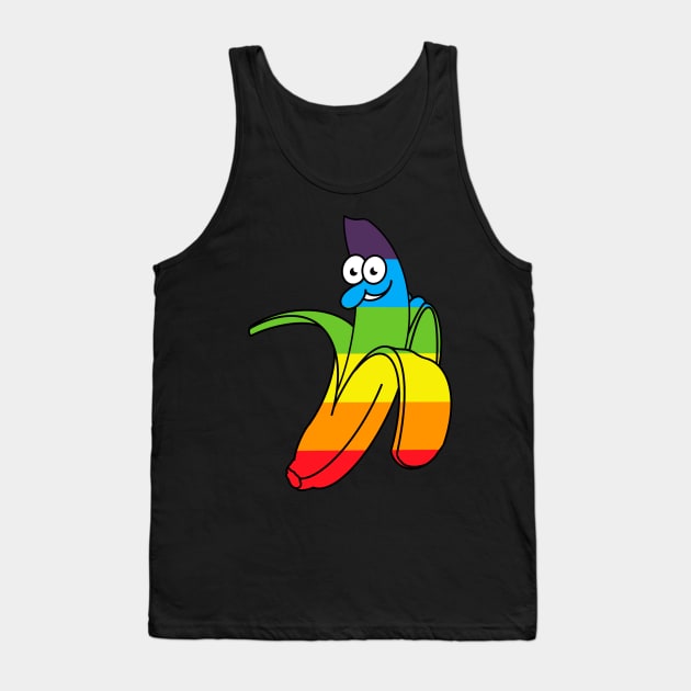 Fruity LBGT Banana Tank Top by Danion